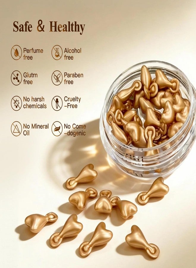 HKH Retinol Serum Capsules for Face: Niacinamide + Hyaluronic Acid 38 Caps - Anti Aging Wrinkle Repair, Day/Night Facial & Neck Firming Plump Skin Care for 30+ Women - Travel-Friendly - Image 2